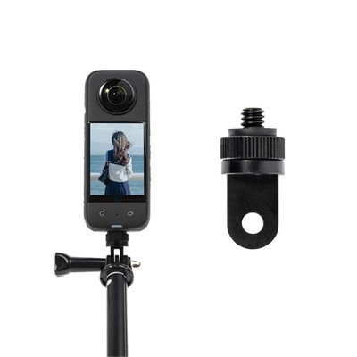 Alloy 1/4'' Screw Converter Adapter Tripod For Insta360 X2 X3 Gopro 11 10 9