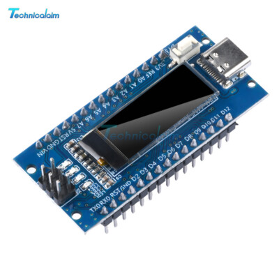 Nano V3.0 ATmega328P CH340C Board w/ 0.91'' OLED Display SSD1306 IIC For Arduino