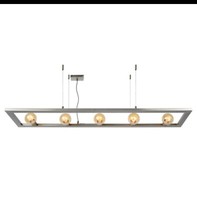 Thor Lucide 5 Light Suspended Dining Room Light - Grey