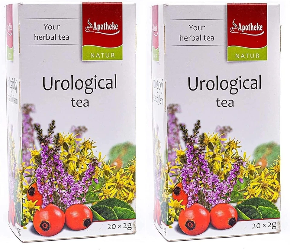 APOTHEKE Urological Tea Herbal Water Infection Treatment Aid Urinary Tea (Pack of 2)