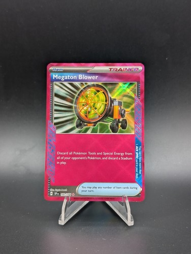 Pokemon Megaton Blower ACE SPEC 182/191 Sv08: Surging Sparks Holo NM - Picture 2 of 3