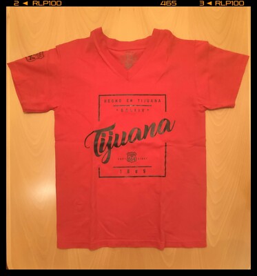 TIJUANA MEXICO ROUTE 664 Souvenir T-Shirt Gr. S rot
