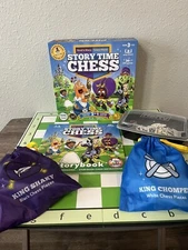 Story Time Chess 2021 Toy of The Year Award Winner 2 in 1 Chess Set Ages 3+ CIB