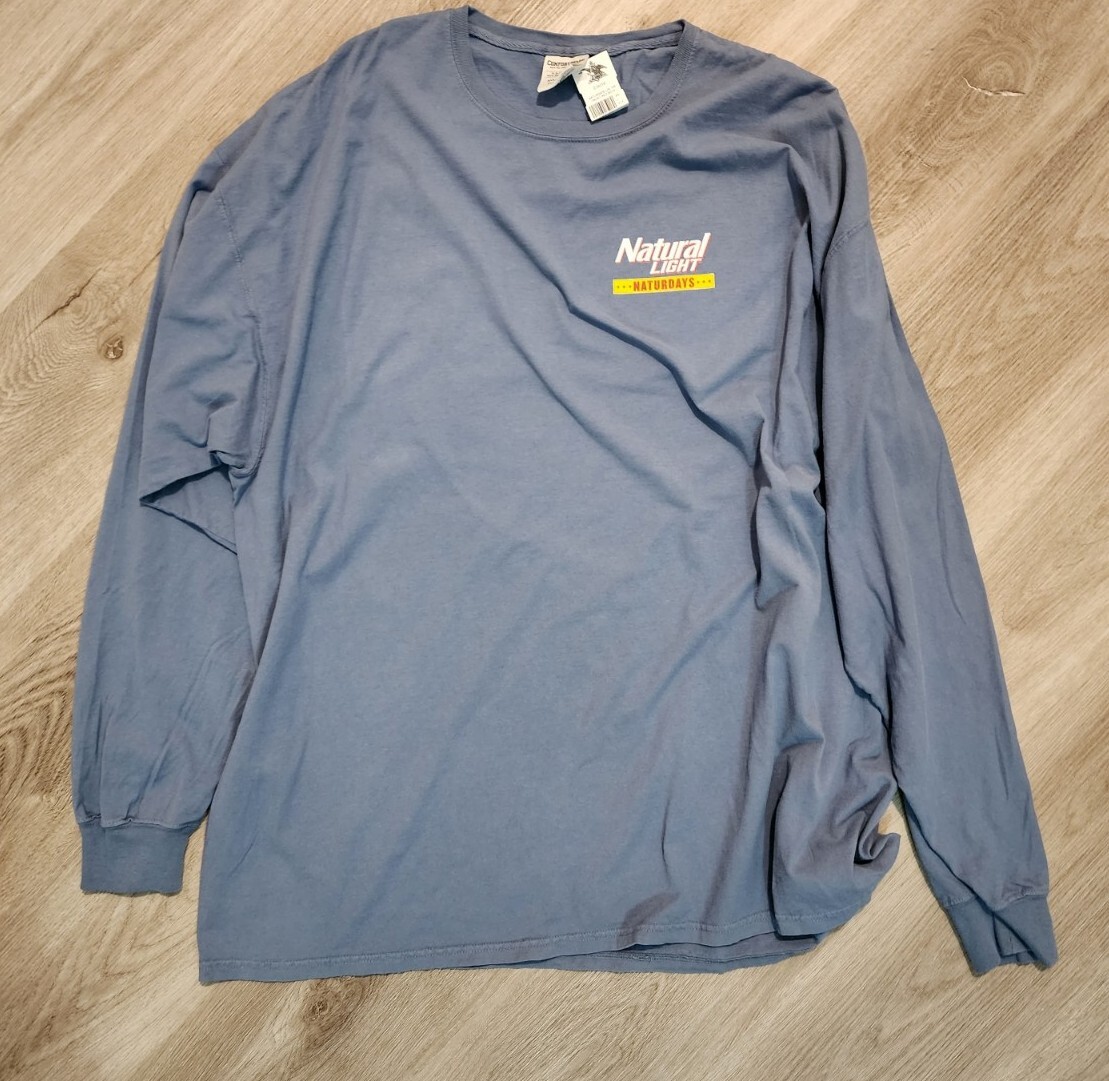 NEW Naturdays Natural Light Men's Long Sleeve Shirt 3XL XXXL