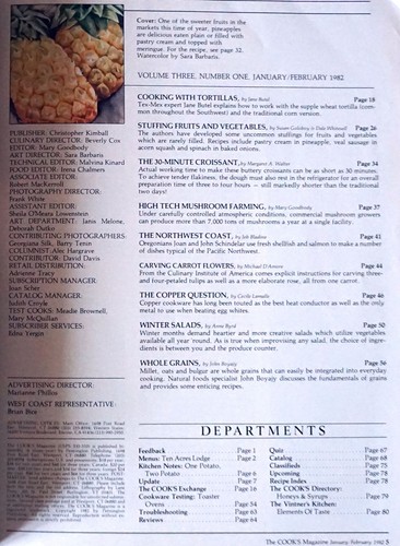 ~ OOP VINTAGE COOKS MAGAZINE 1982 JAN FEB 30 MIN CROISSANT STUFFED VEGS+++ ~ - Afbeelding 2 van 13