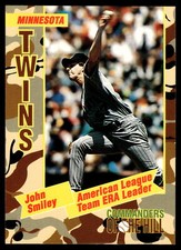 1993 Topps/Coca-Cola Commanders of the Hill #10 John Smiley Minnesota Twins