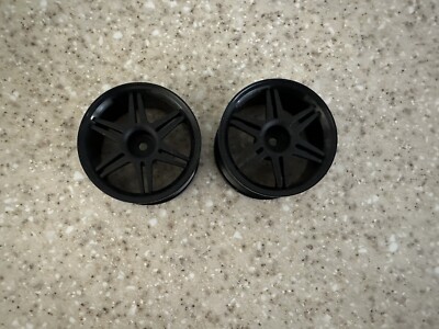 HPI Racing ? Wheels Black 6 Star Spoke 1/10 RS4 Touring Car 26mm NO Tires