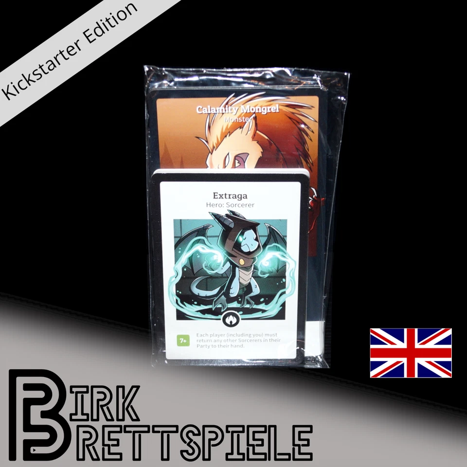 MARKENLOS Here to Slay Kickstarter Exclusive Dragon Sorcerer Espansione Inglese NUOVO