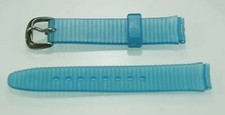 Image of Fossil Unisex Baby Blue Silicone/Rubber Replacement Watch Band 20mm