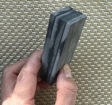 4 Pcs Natural Water Buffalo Horn Flat Blank Plate Handle Spacer Tag Crafts