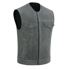 Motorcycle Leather New Gravon Riding Classic Vest Concealed Carry