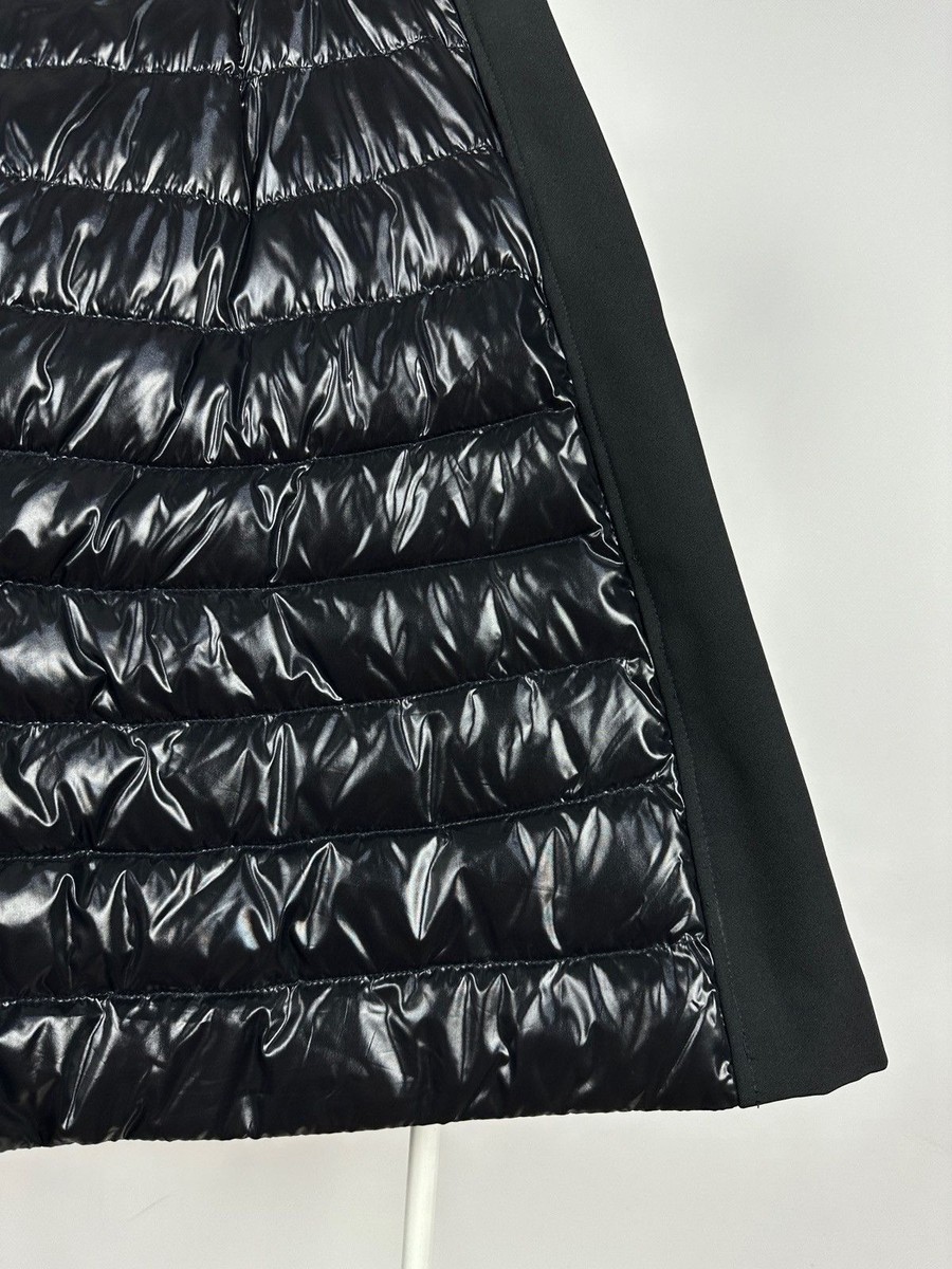 Women's Moncler Gonna Wool/Nylon/Down Quilted Puffer Mini Skirt