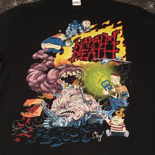 Napalm Death Shirt Size Large S.TAG 