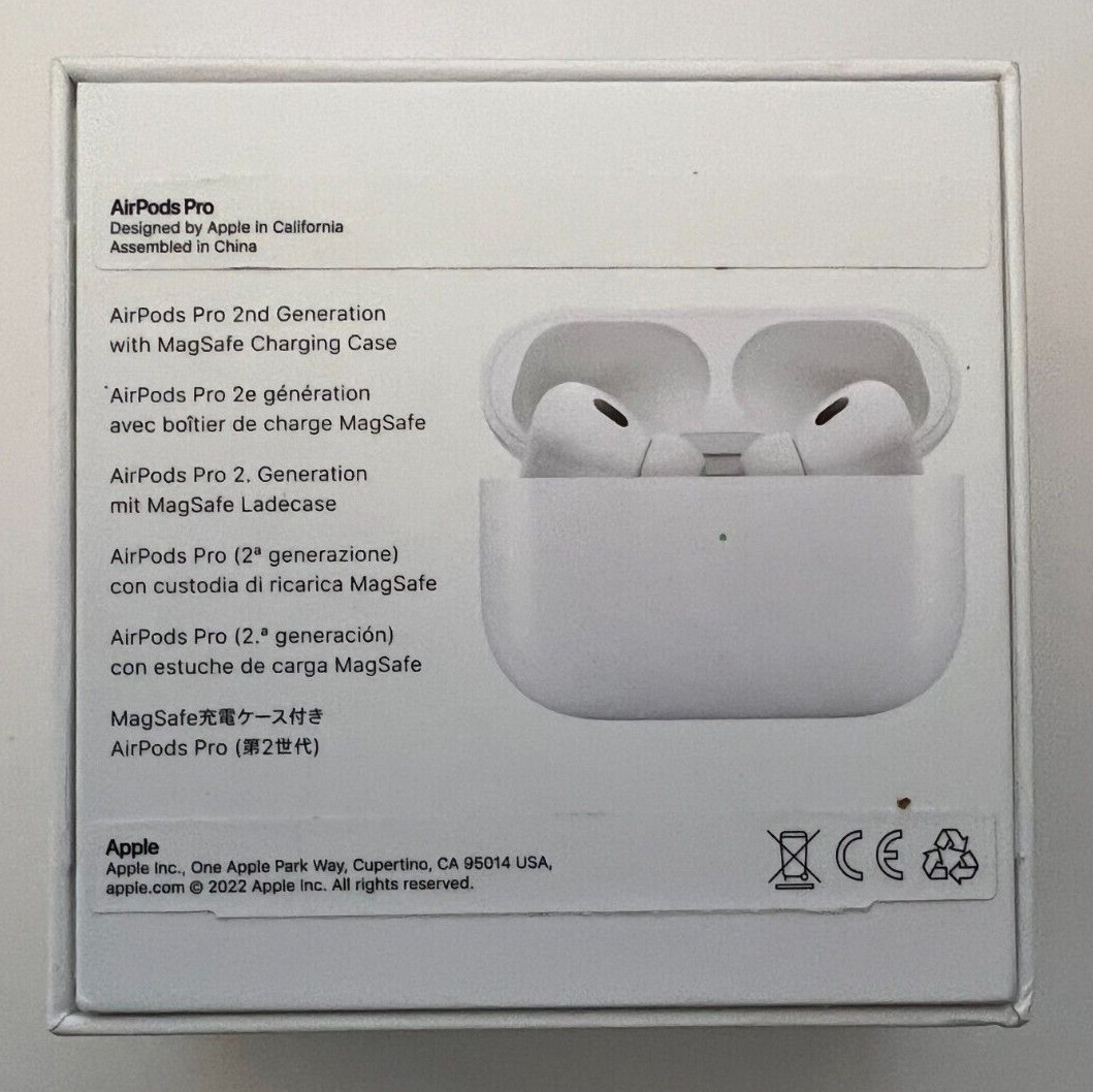 Apple Airpods Pro 2 2nd Gen Empty Box MQD83AM/A - EMPTY BOX NO 