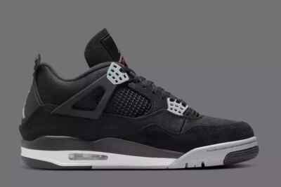 Nike Air Jordan 4 SE Black and Light Steel DH7138-006 Men's US4-14