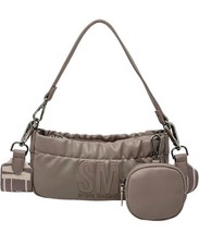 Steve Madden Bag Mushroom Beige Bcarmela Women's Crossbody Purse NWT FREESHIP 