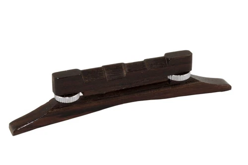 NEW - Mandolin Bridge With Adjustable Compensated Top - Rosewood