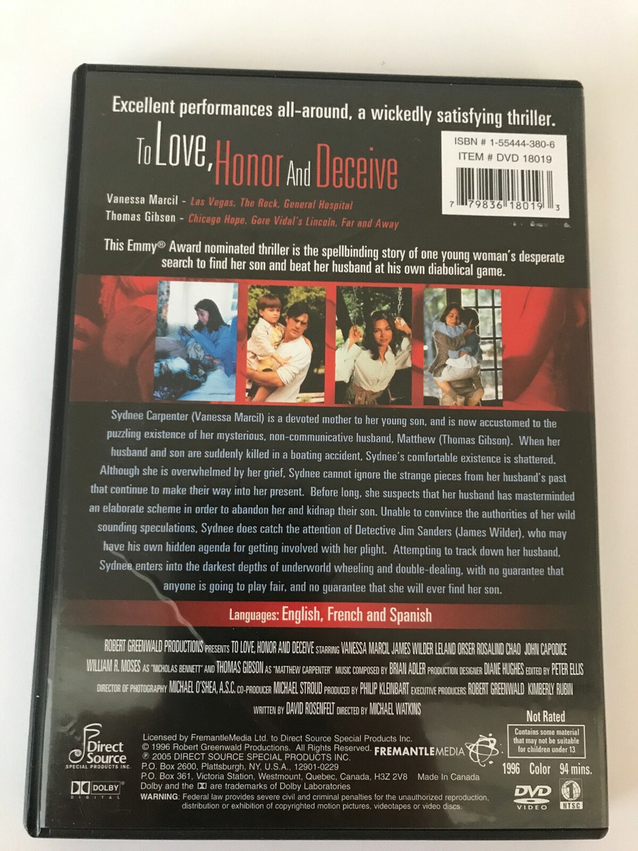 SHANK 「Loving Our Small Days Tour」　DVD To Love, Honor and Deceive Vanessa Marcil James Wilder 1996
