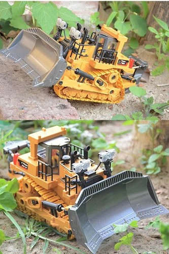 Remote Control Excavator Bulldozer Toy 2.4G Channel RC Front Loader Tractor - Picture 17 of 19