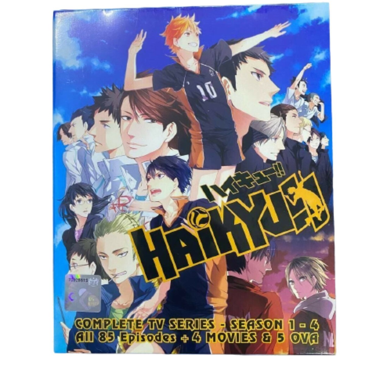 Complete Box set Dvd Anime Haikyuu Season 1-4 Dub Movie OVA