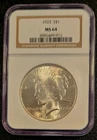 1923 Peace Silver Dollar - NGC MS 64 - SPECTACULAR Brilliant BLAZING GEM!!