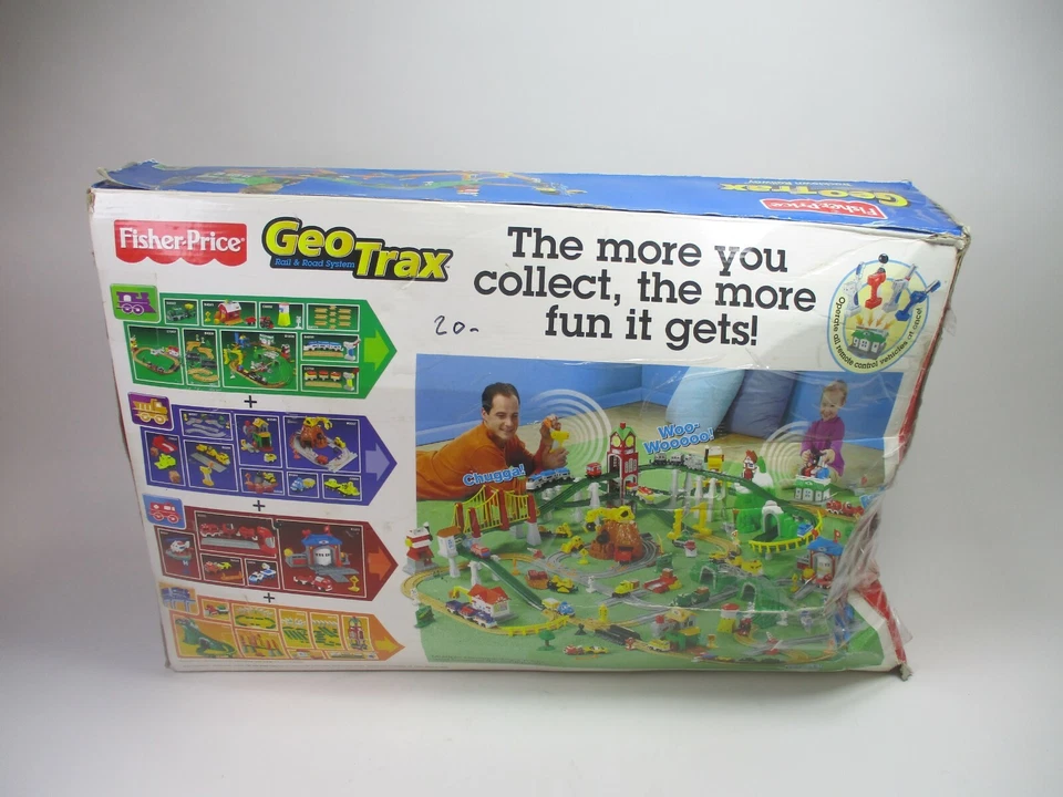 Fisher Price GEOTRAX TRACK TOWN RAIL б/у ПОЛНЫЙ КОМПЛЕКТ ПУЛЬТ ДИСТАНЦИОННОГО УПРАВЛЕНИЯ НУЖДАЕТСЯ В РЕМОНТЕ - Изображение 3 из 4