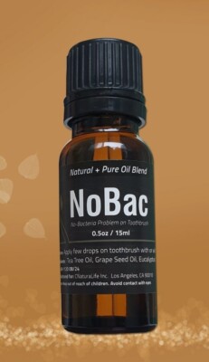 NoBac Oil  ''Killing any bacteria & virus particularly in mouth''