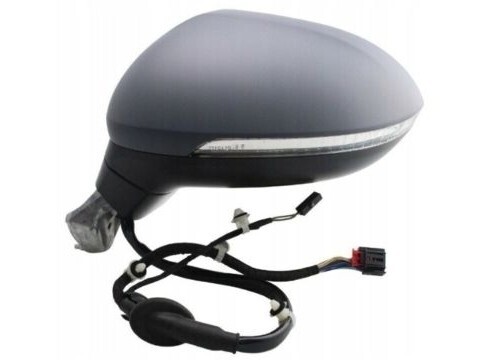 Left Exterior Mirror For VW Passat B8 08.2014- / Electrically Foldable
