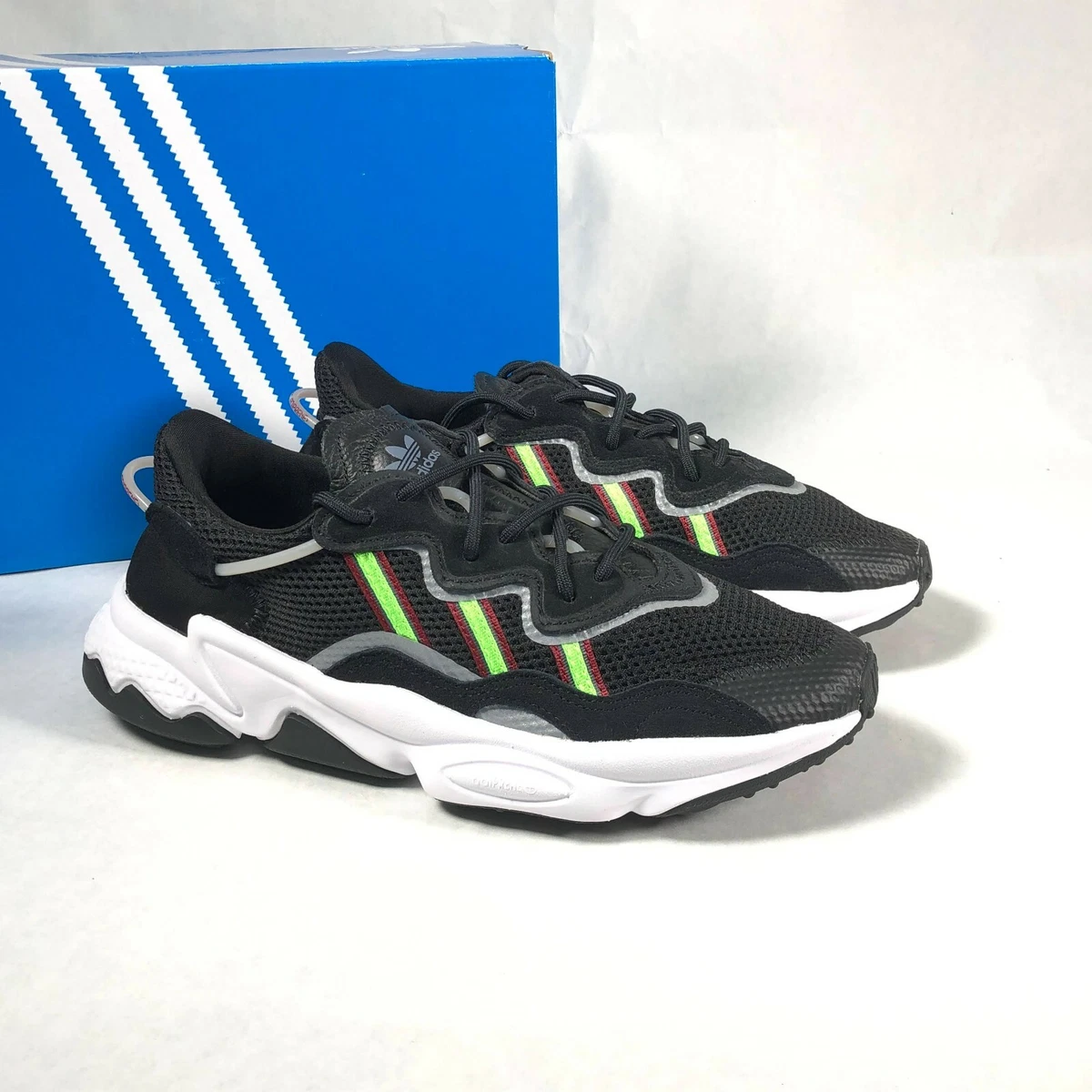 7Y / Size 8 Women&#039;s adidas Originals Ozweego EE7772 Black | eBay