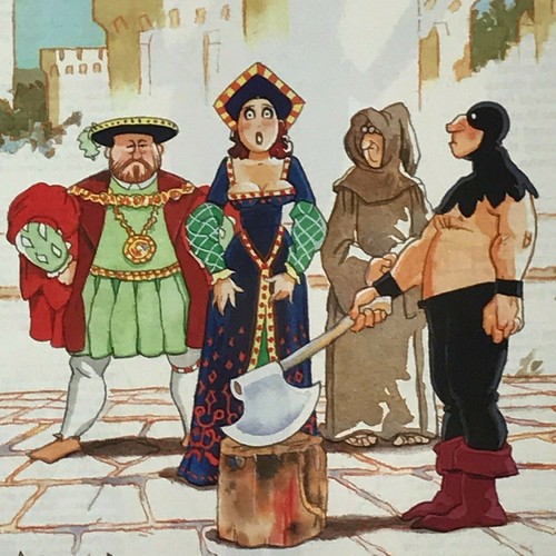 Adult 'Chopping Block' Cartoon from June 2004 eBay