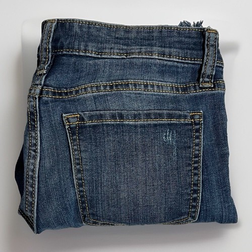 Jeans leggings GAP donna Lo Rise skinny effetto invecchiato orlo grezzo taglia 2/26 (223.F) - Foto 7 di 8