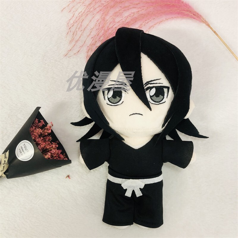 Anime BLEACH Kuchiki Rukia Children Doll Cosplay Soft Plush Craft