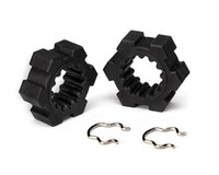 Traxxas Radmitnehmer Sechskant Mit Clips TRX7756-BLK X-Maxx 8S, Xrt Vxl, Funco .