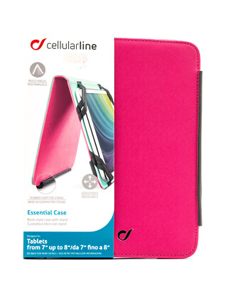  Cellularline Essential Universal Case Schutz Hülle Tablet 7'' 8'' Tasche Etui 354