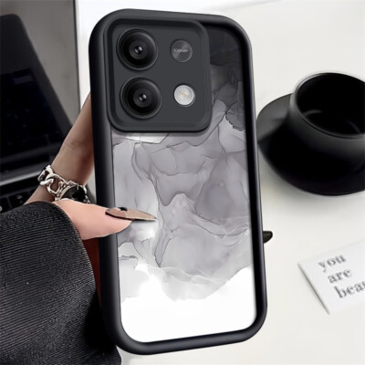 Silicone For Xiaomi Redmi Note 13 12 11Pro 13T Poco F6 Pro Soft Matte Case Cover