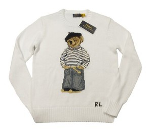 ralph lauren womens teddy bear sweatshirt