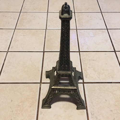 Lot De 5 Mini Statues De La Tour Eiffel En Métal - 8 X 3,4 Cm - Décoration De Table, Souvenir, Accessoire Photo Ou Gâteau