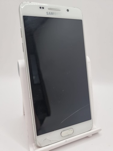 Samsung Galaxy A5 2016 weiß 5,2" gesprungen defekt für Ersatzteile & Reparaturen #B