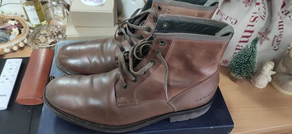 Men Ted Baker Boots Brown Leather 42