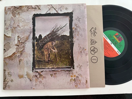 Led Zeppelin IV LP ~  1971 ~  Atlantic 7208 Broadway Address ~ Pecko Duck Porky