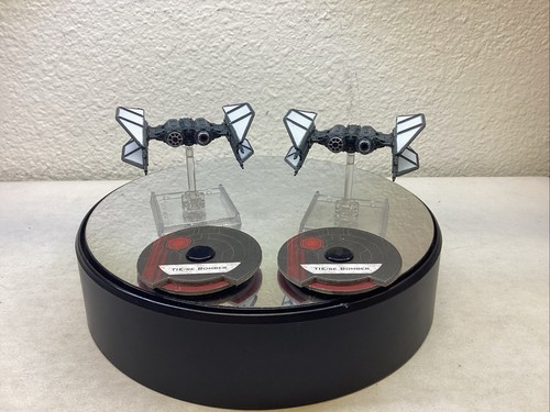 X-WING tie/se bomber x2 ships with accessories ng7109 - Picture 1 of 6