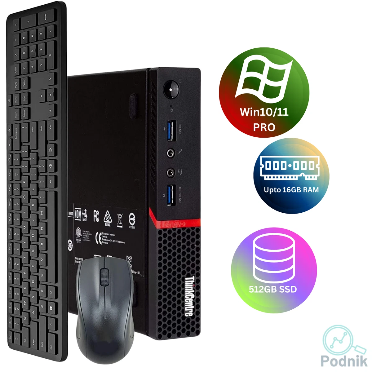 Lenovo Intel Core i5 6th Gen. HDMI PC Desktops & All-In-One