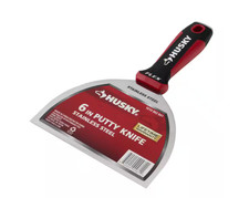 Husky 6 in. Putty Knife with Stainless Steel Blade