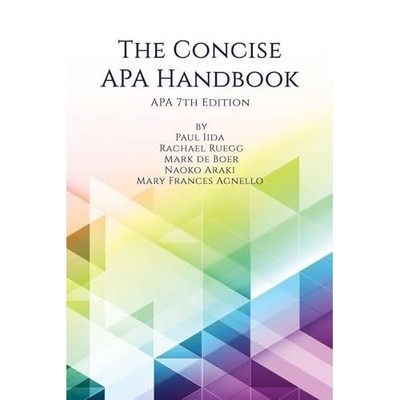 The Concise Apa Handbook -  NEW Rachael Ruegg,  2020