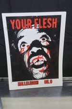 YOUR FLESH Double Fanzine 1985 #8 #9 Punk Rock Magazine w/Record LE of 1300