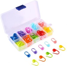 CCINEE 120 Pieces Locking Stitch Markers Assorted Color Knitting