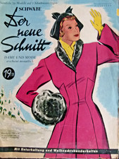 altes Modeheft  Der Neue Schnitt  50er Jahre  + Schnittmuster,  Top Abendkleider