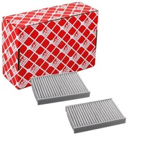 FEBI BILSTEIN AKTIVKOHLE-INNENRAUMFILTER SATZ passend für ALPINA B5 D5 BMW 5 6 7