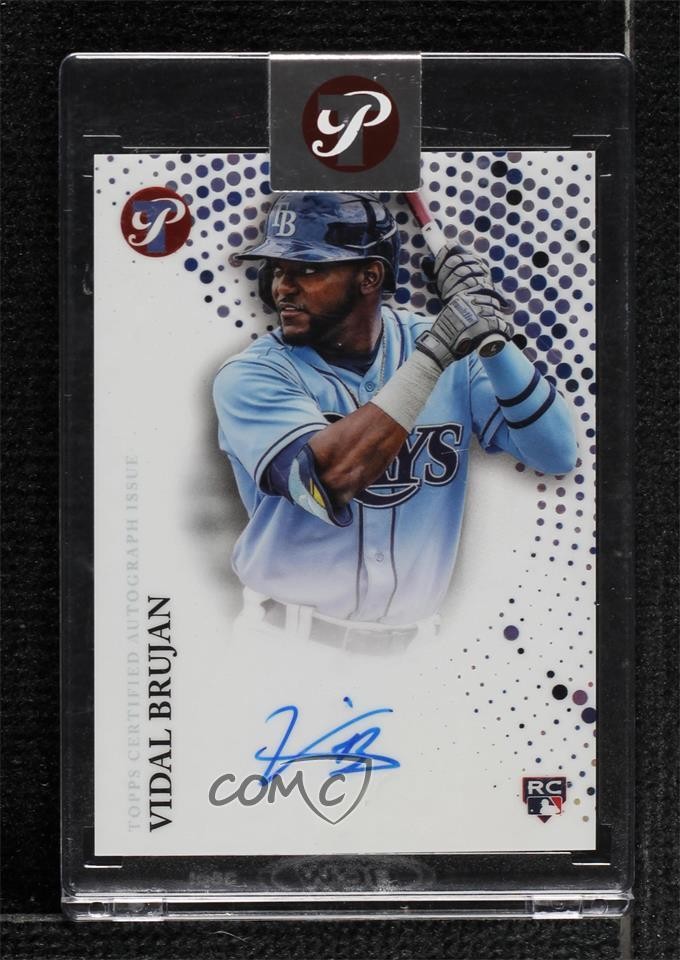 2022 Topps Pristine Vidal Brujan #PA-VB Rookie Auto RC 7xr