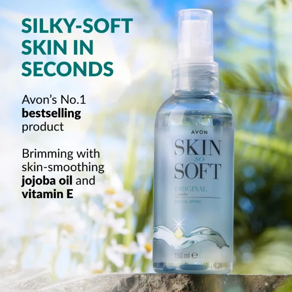 Avon Skin So Soft Original Dry Oil 150ml Anti Mosquito Summer  - Image 3 of 4